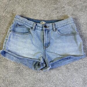 Billabong Denim Shorts Women's M Low Rise Blue Jean Shorts